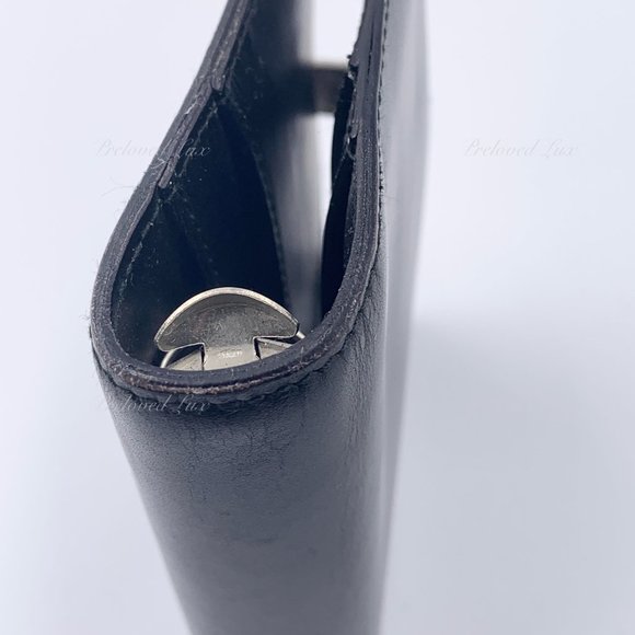 Authentic GUCCI Black 6-ring Agenda Planner - Picture 8 of 15